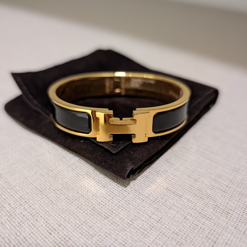 Hermes Noir Clic H bracelet - Small